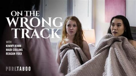 on the wrong track pure taboo|Reagan Foxx And Madi Collins And Kimmy Kimm .